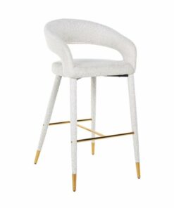 chair-hocker-GIA-BOUCLE-white-gold-legs-modern