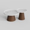 may-set-1-set-of-coffee-tables-2-in-1-circle-tops-marble-white-wood-bases-modern