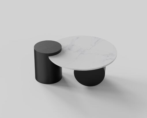 rullo-1-coffee-table-black-original-base-round-marble-white-top-original-shape-modern