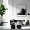 rullo-1-coffee-table-black-original-base-round-marble-white-top-original-shape-modern