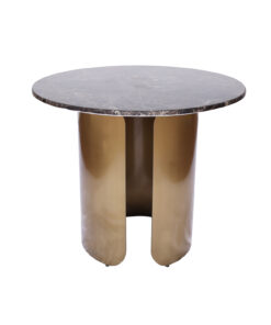 Modig-M81-helping-table-original-gold-post-round-top-of-stone-modern