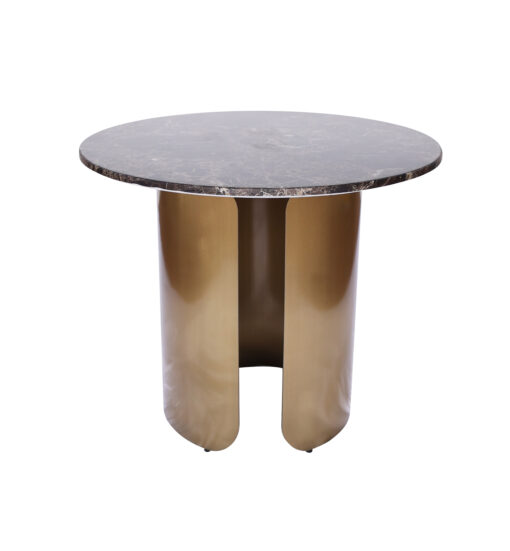 Modig-M81-helping-table-original-gold-post-round-top-of-stone-modern