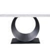 Modig-M86-150-console-modern-original-base-in-shape-of-the-moon-black-white-marble-top