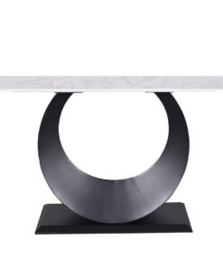 Modig-M86-150-console-modern-original-base-in-shape-of-the-moon-black-white-marble-top