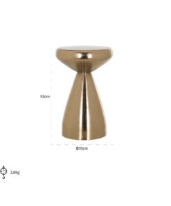 RICHMOND-table-ARLO-35-cm-gold-original-shape-modern-minimalist-high-polish-round-top