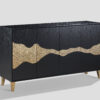 ST374-Chamber-black-gold-gold-legs-original-design-in-wave-sand-shape-debk veneer-modern-glamour