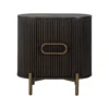 NIGHT-DRAWER-Luxor-with-deak-wood-ironed-pattern-gold-details-classic-beautiful