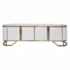 Cabinet-RTV-white-gold-metal-decorative-decorative-design-top-of-sandstone-cement