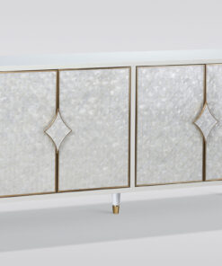 Stilig-ST200-commode-white-gold-elements-decorated-fronts-cabinet-original-handles-white-gold-legs-glamour-modern