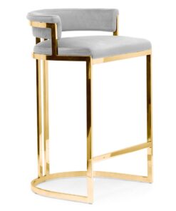 hocker-bar-chair-vegas-70cm-high-grey-golden-legs-modern-glamour-comfortable-