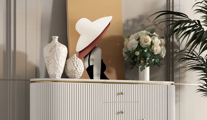 chest of drawers-white-golden-elements-golden-legs-fluted-surface-white-countertop-styling-glamour