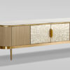 cabinet-rtv-champagne-gold-natural-shell-marble-fronts-marble-white-countertop-gold-elements-gold-legs-glamour-style