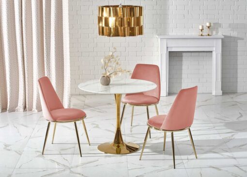 CASEMIRO-dining-table-round-top-white-marble-gold-leg-styled-modern-glamour