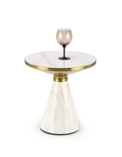 TALBI-helping-table-round-marble-white-top-gold-marble-base-modern-glamour