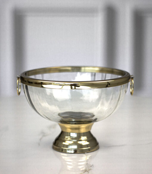 platter-on-gold-legs-gold-framed-decorative-handles-glass-surface-classic-styling