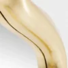 WALL Mirror with irregular shape, gold frame, glamour style, sophisticated