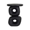 RESIN HELP TABLE, black, modern style, original shape, beautiful
