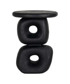 RESIN HELP TABLE, black, modern style, original shape, beautiful