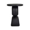 RESIN HELP TABLE, black, modern style, original shape, premium