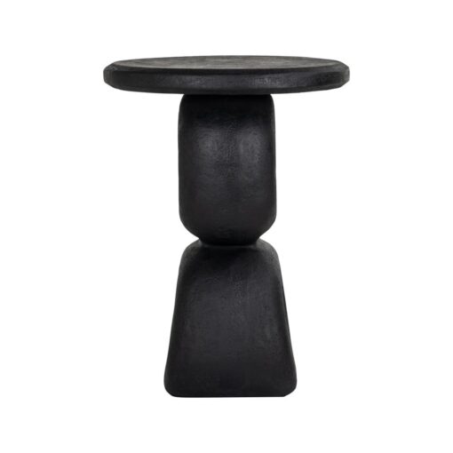 RESIN HELP TABLE, black, modern style, original shape, premium