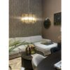 Chess pieces in elegant style, gold and black pawns, decorative, for living room