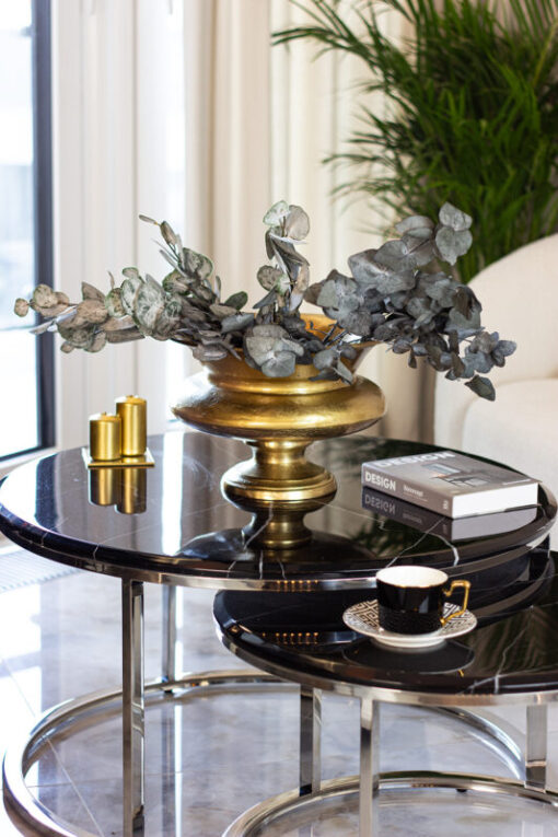 WAZON metal, brass color, classic shape, glamour style, beautiful