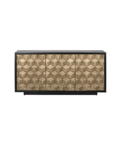 CARTON chest black body, decorative gold 3D front, glamour style, beautiful