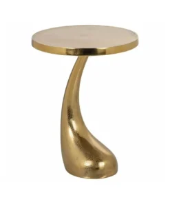 WALKING TABLE gold, round top, designer base, luxury style