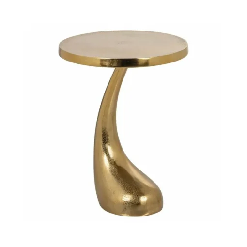 WALKING TABLE gold, round top, designer base, luxury style