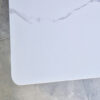 RIVERED DRAWER with 4 drawers, white and gold, synthetic marble top, glamour, for living room