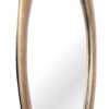 WALL LIRROR with irregular shape, designer gold frame, modern style, exclusive