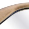 WALL Mirror with irregular shape, designer gold frame, modern style, contemporary