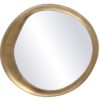 WALL Mirror with irregular shape, designer gold frame, modern style, beautiful