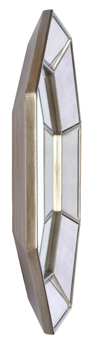 WALL MIRROR octagonal, copper, fine frame, classic style, unique