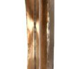 WALL LIRROR oval, gold frame with irregular shape, designer style, decorative