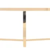 Coffee TABLE on gold frame, high gloss, transparent glass top, New York glamour, sophisticated