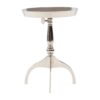 HELP TABLE round metal table on an elegant base, adjustable height, classic style, beautiful