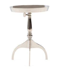 HELP TABLE round metal table on an elegant base, adjustable height, classic style, beautiful