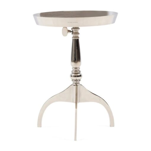 HELP TABLE round metal table on an elegant base, adjustable height, classic style, beautiful