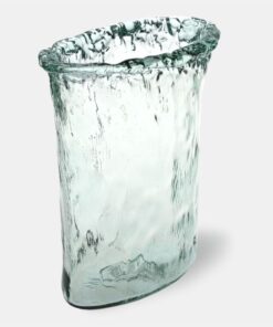 VASON made of hand-formed transparent glass, unique texture, modern, beautiful