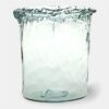 VASON made of hand-formed clear glass, unique texture, modern, unique
