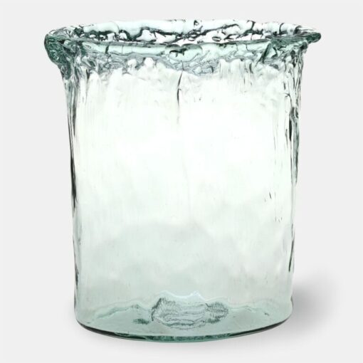VASON made of hand-formed clear glass, unique texture, modern, unique