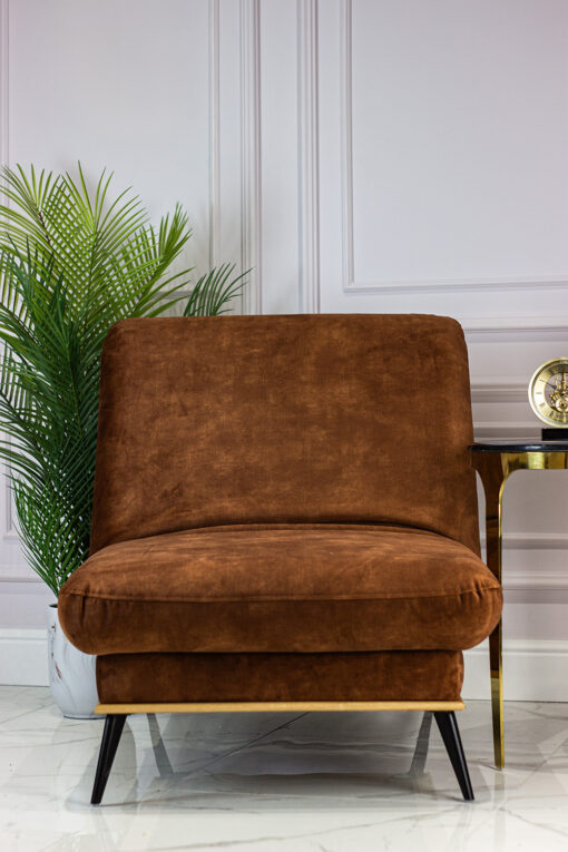FOLDING PUFA on metal legs with beech wood frame, fabric of your choice, modern style, designer