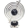 DECORATIVE FIGURE astrolabe with globe, silver and black, modern style