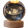 ILLUMINATED BALL with solar system inside, modern style decoration-1