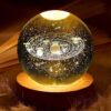 ILLUMINATED BALL with solar system inside, modern style decoration-2