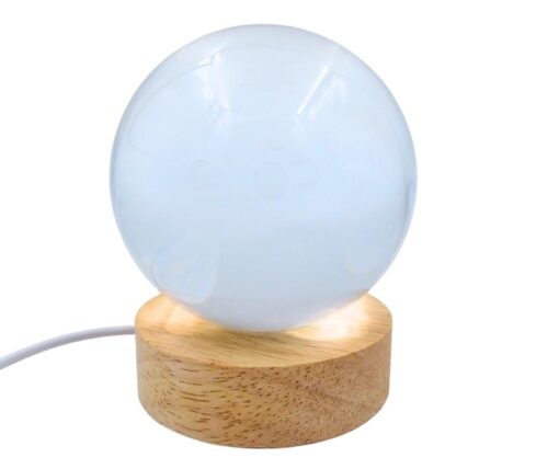 LIGHTED sphere with solar system inside, modern style decoration, premium